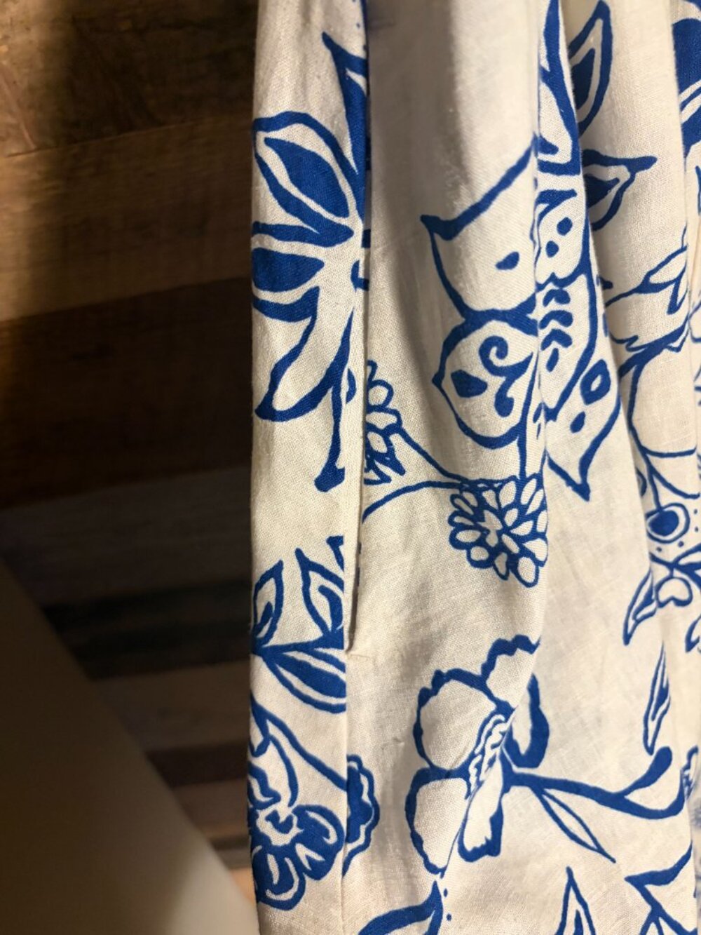 LINEN FLORAL DRESS - Picture 6 of 10
